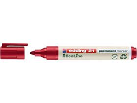 PERMANENTMARKER EDDING  edding Permanentmarker 21 Ecoline rot
