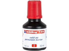 NACHFUELLTINTE EDDING  edding Nachf&uuml;lltinte T-25 rot