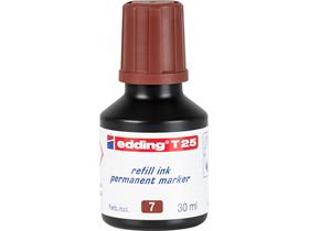 NACHFUELLTINTE EDDING  edding Nachf&uuml;lltinte T-25 braun