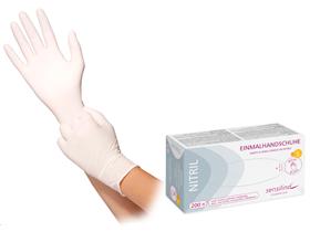 HANDSCHUHE NITRIL 200 Stk  Gr&ouml;sse XL, "Sensilind", puderfrei