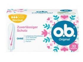 OB TAMPONS  pflanzlich, weiss, O.B. normal 32er
