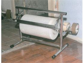 ABROLLGERAET  30 cm, f&uuml;r Papier + transp. Flachfolien