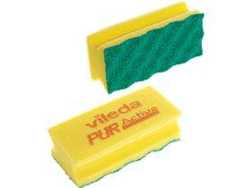 VILEDA SCHWÄMME  Glitzi- Schwamm, grüne Scheuerseite,