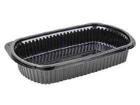 MENUSCHALE 1-TEILIG  PP, schwarz, 240 x 155 x 40 mm