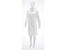 BESUCHERKITTEL  PP-Vlies, Gr&ouml;sse L, 110 cm lang