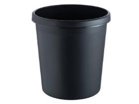 ABFALLEIMER  Papierkorb 30 Liter, Helit, schwarz