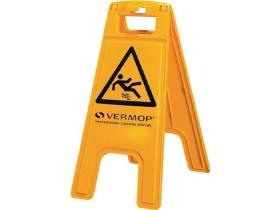 WARNSCHILD VERMOP  "Rutschgefahr", gelb, schwarz bedruckt