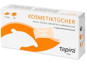 KOSMETIKTUECHER 2-LAGIG TAPIRA  Dispenser � 100 T&uuml;cher