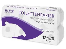 WC-PAPIER 3-LAGIG TAPIRA  250 Blatt, 9.5 x 11 cm, Recycling