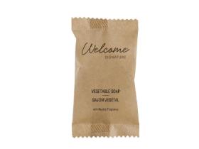 VEGETABLE SOAP  Welcome Soap, Seife quadratisch, 8 g
