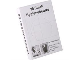 HYGIENEBEUTEL  weiss, 8 x 6 x 25.5 cm, PE