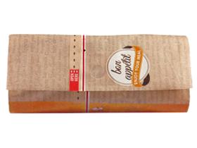 SNACKBAG PURE PAPER  Gr&ouml;sse XL, ohne Fenster, Druck orange