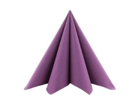 SERVIETTEN AIRLAID  40 x 40 cm, 1/4 Falz, Airlaid, einfarbig