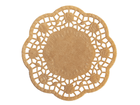 TORTENSPITZEN RUND  &oslash; 10 cm, rund, braun