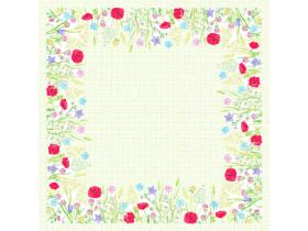 TISCHDECKE AIRLAID  80 x 80 cm 1/8 Falz, Airlaid, Susanne