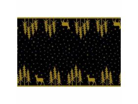 TISCHLAEUFER AIRLAID  40 cm x 24 m, Liane schwarz