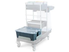 NUMATIC SERVICEWAGEN-ZUBEH&Ouml;R  Moppbox 2x MK3, blau, mit Halterung