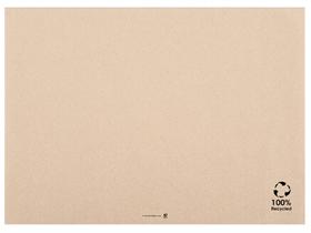 TISCHSET AUS RECYCELTEM PAPIER  31 x 43 cm, braun