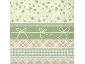 SERVIETTEN AIRLAID  33 x 33 cm, 1/4 Falz, Hermine natur