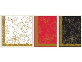 SERVIETTEN AIRLAID  40 x 40 cm, 1/4 Falz, Airlaid, MILAN rot