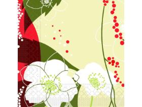 SERVIETTEN TISSUE  40 x 40 cm, 1/4 Falz, 3-lagig, DIANA