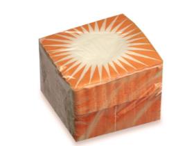 UNTERLAGESERVIETTEN SONNE  orange "Sonne", 16 x 16 cm