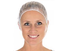 HAUBE HONIGWABEN  Haube, Nylon "Honigwaben",&oslash; 60 cm, weiss