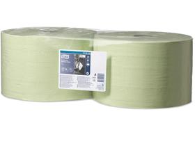 PUTZTUCHROLLEN 2-LAGIG TORK  Papierwischtuch, gr&uuml;n, 23.5 cm x 510 lfm