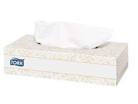 KOSMETIKTUECHER 2-LAGIG TORK  20 x 21 cm, Zellstoff weiss