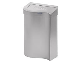 ABFALLBEHAELTER OPHARDT  50 Liter, Edelstahl, 390x680x260 mm