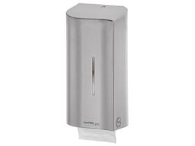 TOILETTENPAPIERSPENDER OPHARDT  f&uuml;r 2 Rollen, Edelstahl, 195x370x150mm