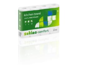 HAUSHALTSROLLE 2-LAGIG  Satino Comfort, 2-lagig,  hochweiss