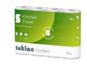 HAUSHALTSROLLE 3-LAGIG  Satino Comfort, 3-lagig,hochweiss