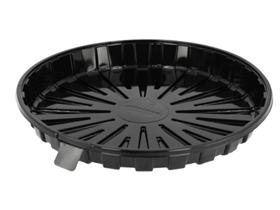 KUCHEN- UND TORTENPLATTE  rund &Oslash; 175 mm - H&ouml;he 20 mm, schwarz