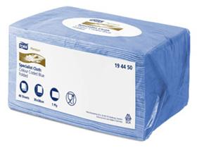 REINIGUNGSTUCH 1-LAGIG TORK  Premium, 38 x 30 cm, Vliesstoff, blau