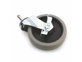 NUMATIC SERVICEWAGEN-ZUBEH&Ouml;R  Lenkrolle mit Bremse 100 mm, grau