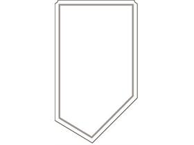 KAENNCHENFASSER  95 x 55 mm, Tissue, einfarbig