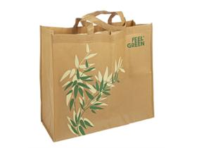 TRAGETASCHE AUS VLIES  45+20x40 cm, mit Standarddruck