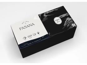 SERVIETTEN FASANA  40 x 40 cm, 3-lagig,1/4 Falz, schwarz