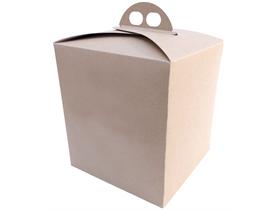 PANETTONESCHACHTEL  21 x 21 x 26 cm, Farbe Elfenbein