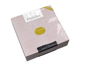 COTTON-MIX SERVIETTE  38 x 38 cm, 1/4 Falz, Struktur rot