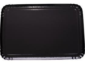 SERVIERPLATTEN SCHWARZ  25 x 34 cm eckig, schwarz