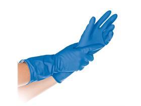 HANDSCHUHE HAUSHALT  Gr&ouml;sse XL, innen baumwollbeflockt, blau