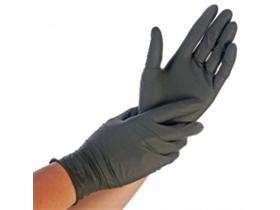 HANDSCHUHE NITRIL  Gr&ouml;sse XL, Allfood,puderfrei,schwarz
