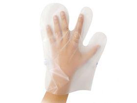 HANDSCHUHE 3-FINGER  transparent, 28 cm, COEX PE