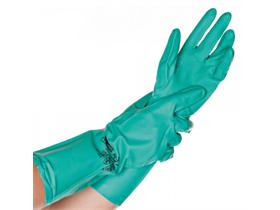 HANDSCHUHE NITRIL  Gr&ouml;sse S, innen baumwollbeflockt, gr&uuml;n