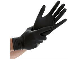 HANDSCHUHE NITRIL  Gr&ouml;sse XL, schwarz, puderfrei
