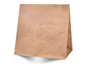 LUNCHTUETE BRAUN  32 + 20 x 44 cm, unbedruckt