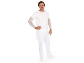 BESUCHERKITTEL  PP-Vlies, Gr&ouml;sse L, 105 cm lang