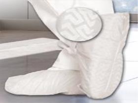 UEBERSCHUHE  weiss, PP-Vlies, L&auml;nge 40 cm